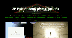 Desktop Screenshot of 3pparanormal.com