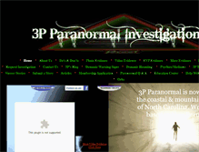 Tablet Screenshot of 3pparanormal.com